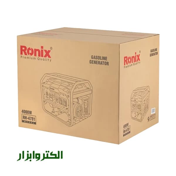 ژنراتور بنزینی 4000 وات رونیکس مدل RH-4781 — تصویر ۴