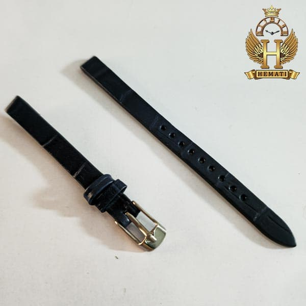 بند چرم طبیعی ساعت مچی ساده بدون دوخت BNCHT200 (سایز 8) — تصویر ۴