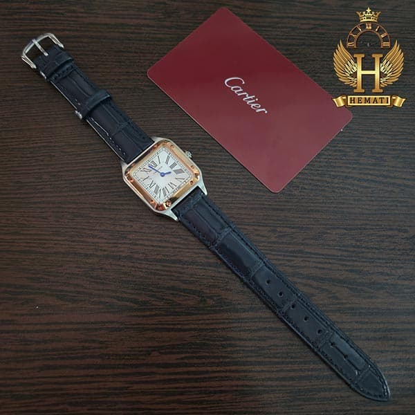 ساعت مچی زنانه کارتیر مدل دمونت CARTIER SANTOS DUMONT CSDL105 — تصویر ۴