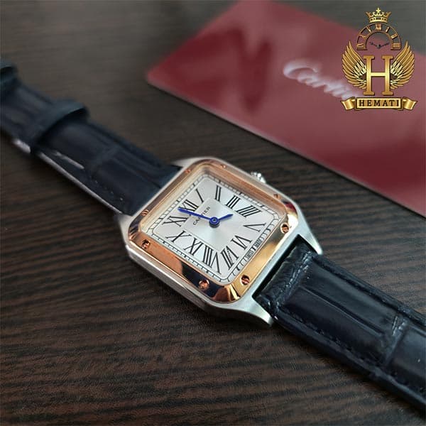 ساعت مچی زنانه کارتیر مدل دمونت CARTIER SANTOS DUMONT CSDL105 — تصویر ۲