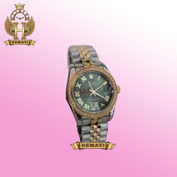 ساعت زنانه رولکس دیت جاست Rolex Datejust RODJL553 (صفحه سبز)