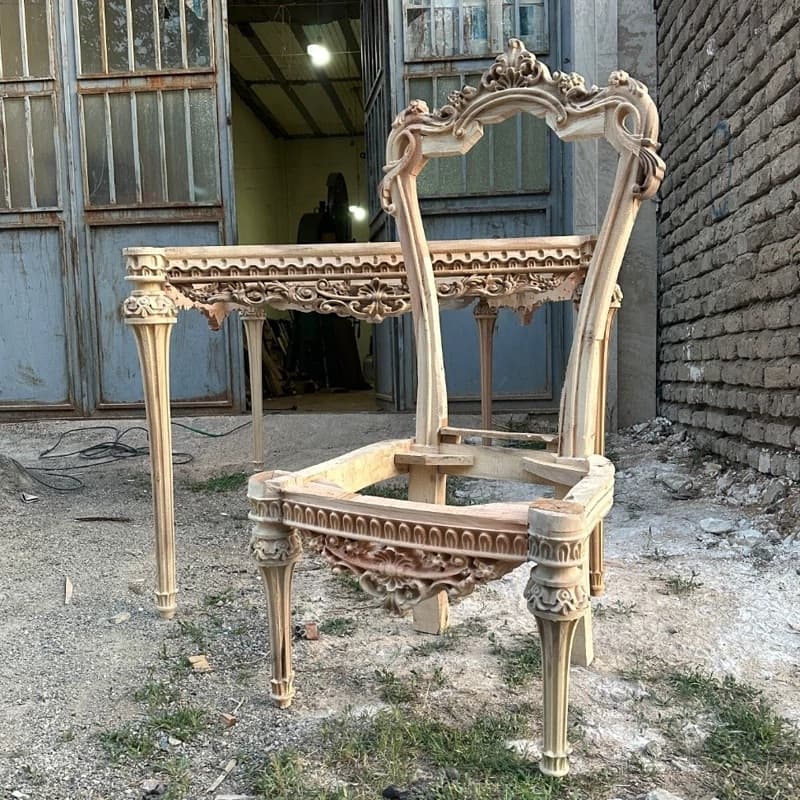 نهارخوری 6نفره مدل خاطره رنگبندی به سلیقه مشتری — تصویر ۸