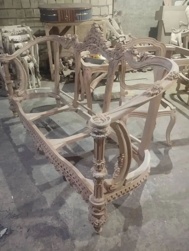 کلاف خام مبل کلاسیک 9نفره مدل خاطره — تصویر ۶