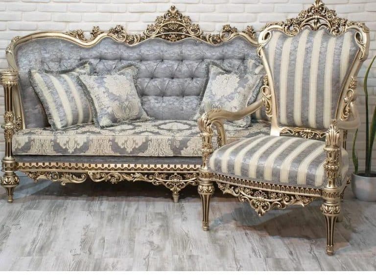 مبل کلاسیک سلطنتی 7نفره مدل خاطره — تصویر ۴