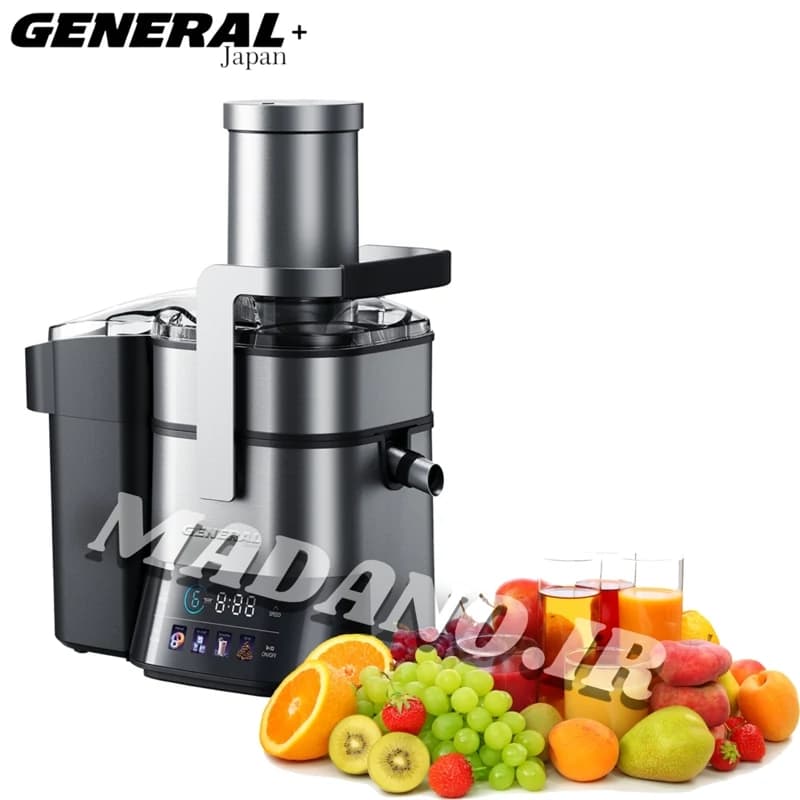 آبمیوه گیری 4 کاره جنرال ژاپن GENERAL مدل:GE-9874 — تصویر ۲