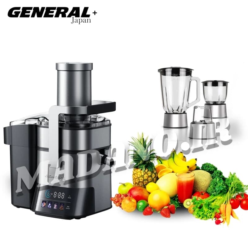 آبمیوه گیری 4 کاره جنرال ژاپن GENERAL مدل:GE-9874
