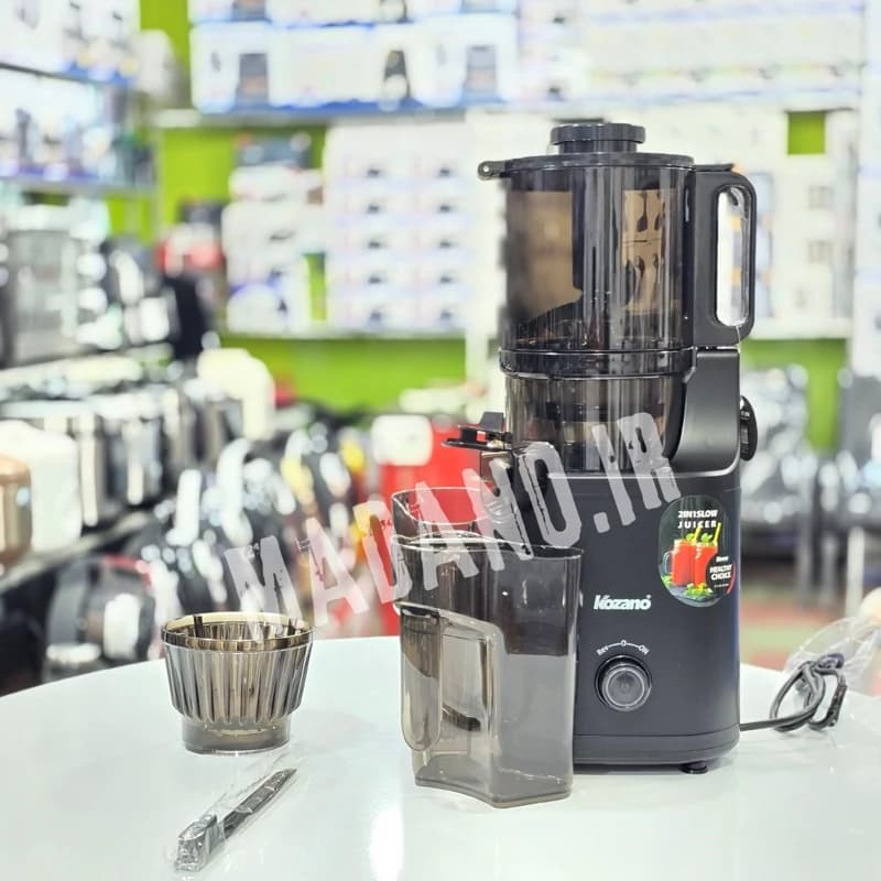 عصاره گیر و بستنی ساز نیمه صنعتی کوزانو Kozano مدل:KJ6 — تصویر ۴