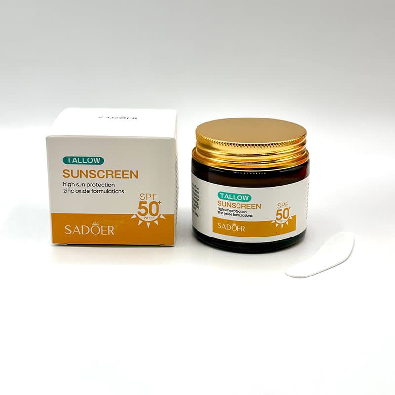 ضد آفتاب کاسه ای بی رنگ spf50 تالو سادور 70 گرم کد SD82664 — تصویر ۲