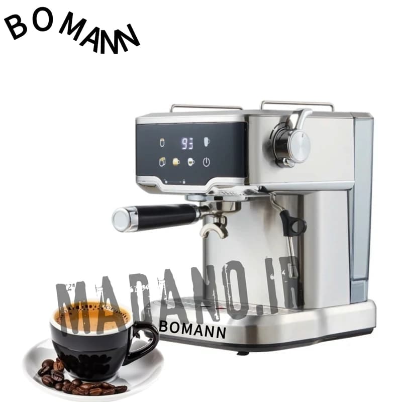 اسپرسو ساز و قهوه ساز نیمه اتوماتیک بومن آلمان BOMANN مدل:EM505TS