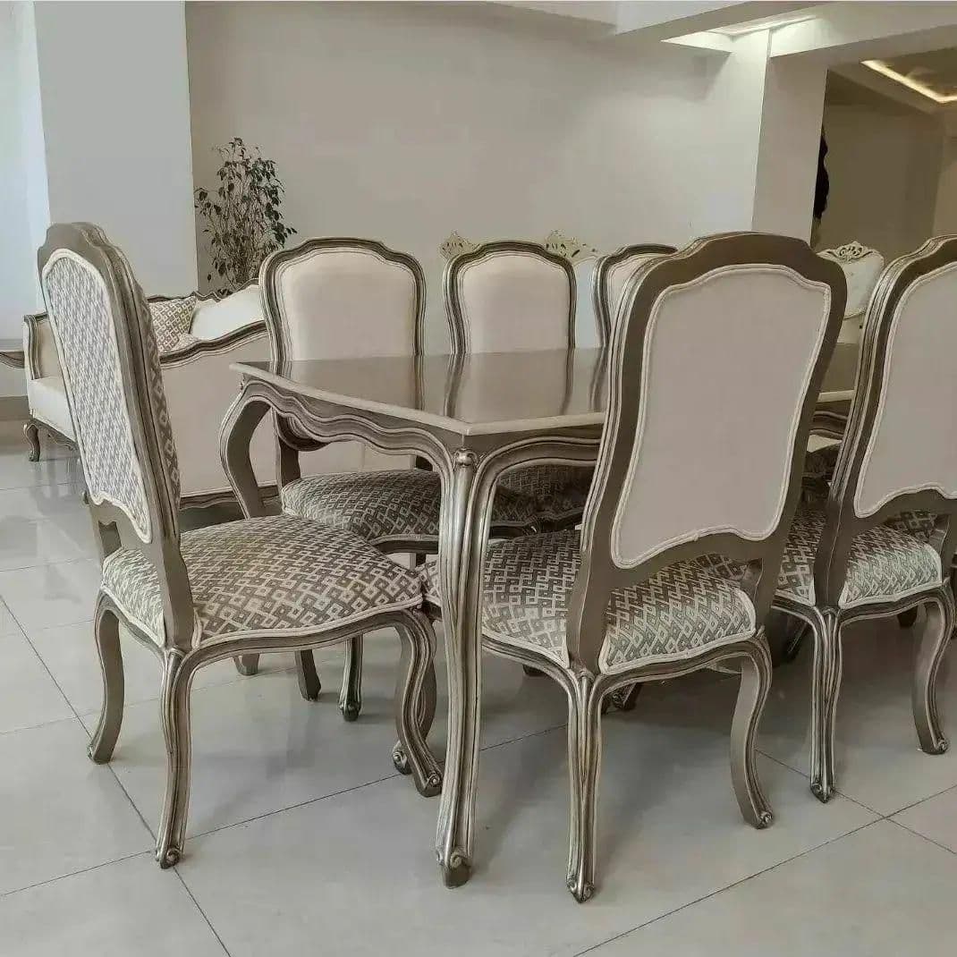نهارخوری مدل فرانسوی 4 نفره رنگبندی سفارشی — تصویر ۳