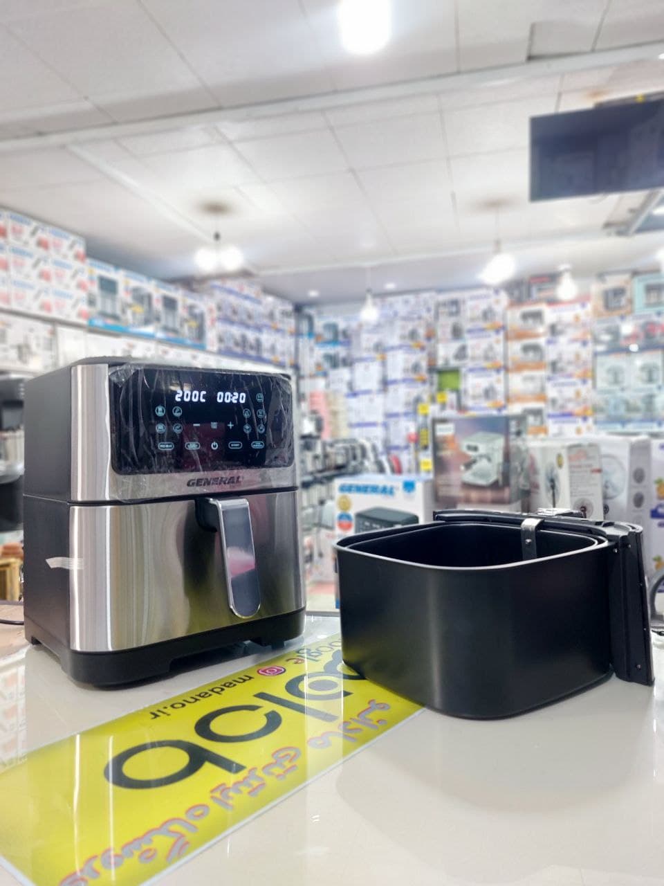 سرخ کن بدون روغن جنرال ژاپن مدل:GE-9855 — تصویر ۵