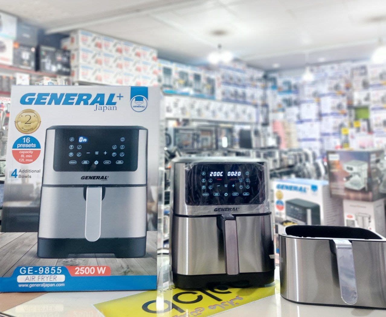 سرخ کن بدون روغن جنرال ژاپن مدل:GE-9855 — تصویر ۳