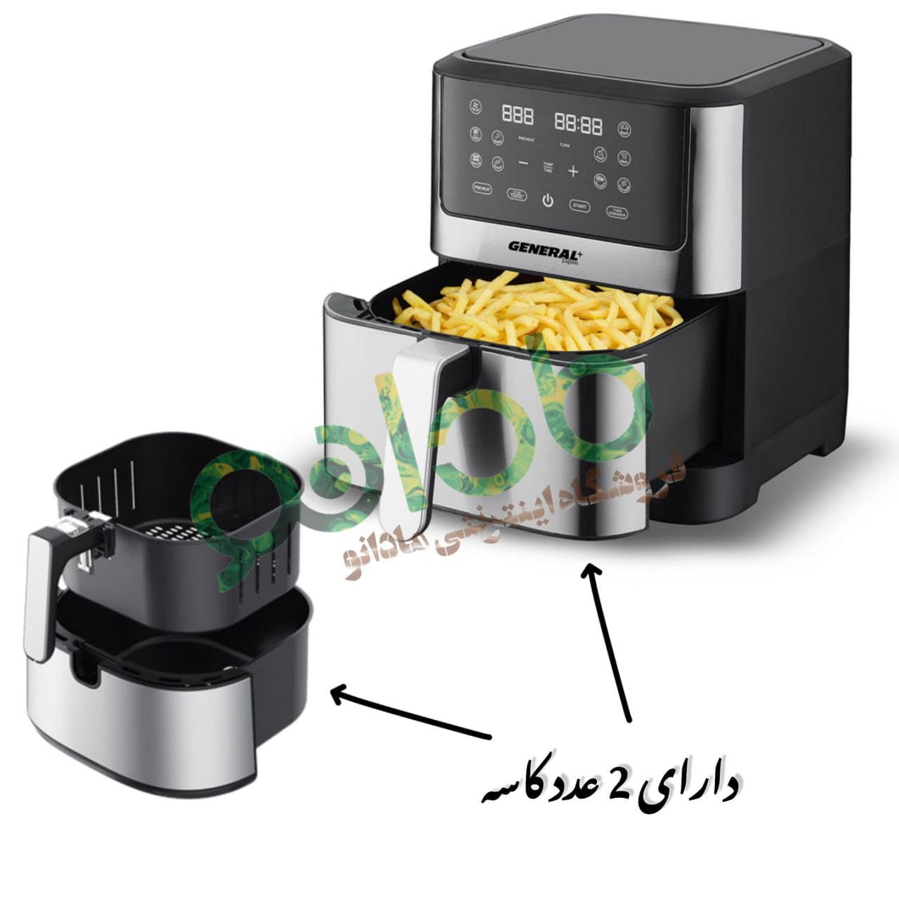 سرخ کن بدون روغن جنرال ژاپن مدل:GE-9855