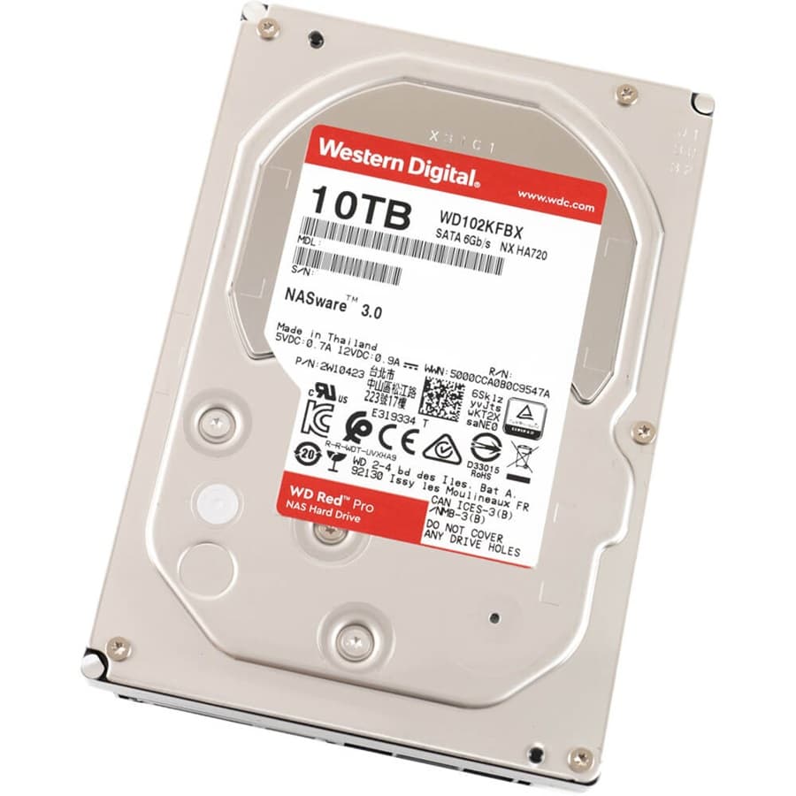 هارد دیسک اینترنال وسترن دیجیتال RED PRO ظرفیت 10 ترابایت
