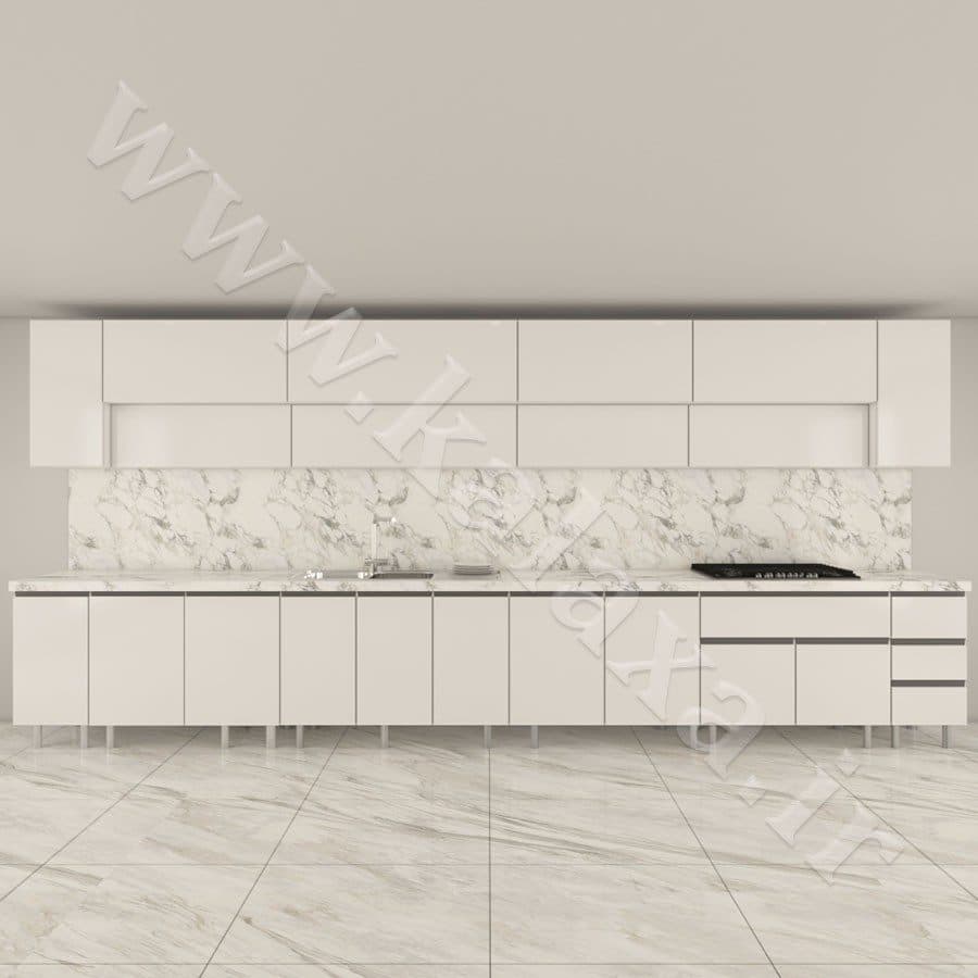 کابینت پله ای آماده هایگلاس ترک 5 متری دستگیره مخفی