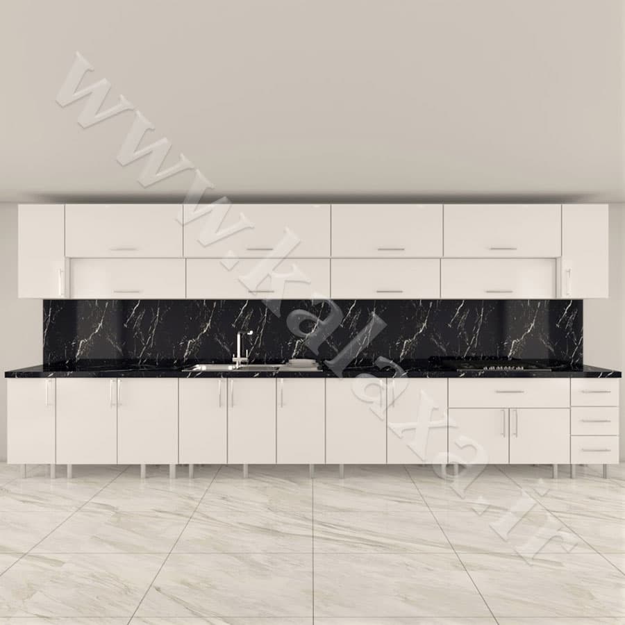 کابینت پله ای آماده هایگلاس ایرانی 5 متری دستگیره ای — تصویر ۲