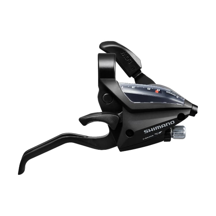 دسته دنده و کتی ترمز دوچرخه شیمانو مدل SHIMANO ST-EF500 8sp (سمت راست)