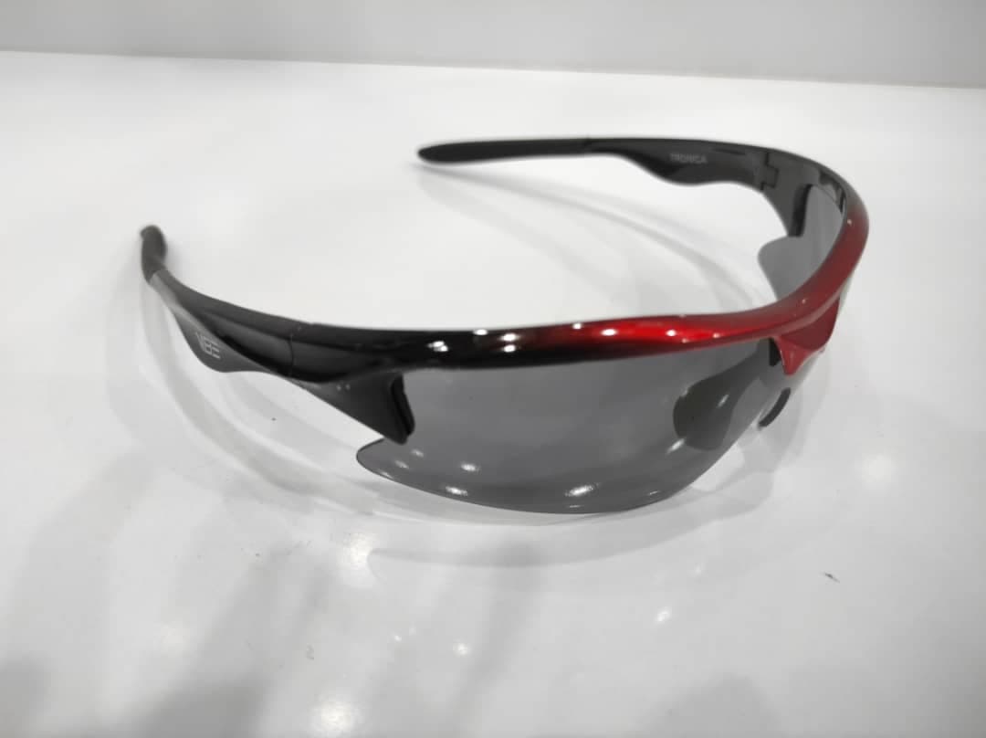 عینک دوچرخه سواری وایب TRONICA مدل Eyewvb 0030 مشکی-قرمز — تصویر ۴