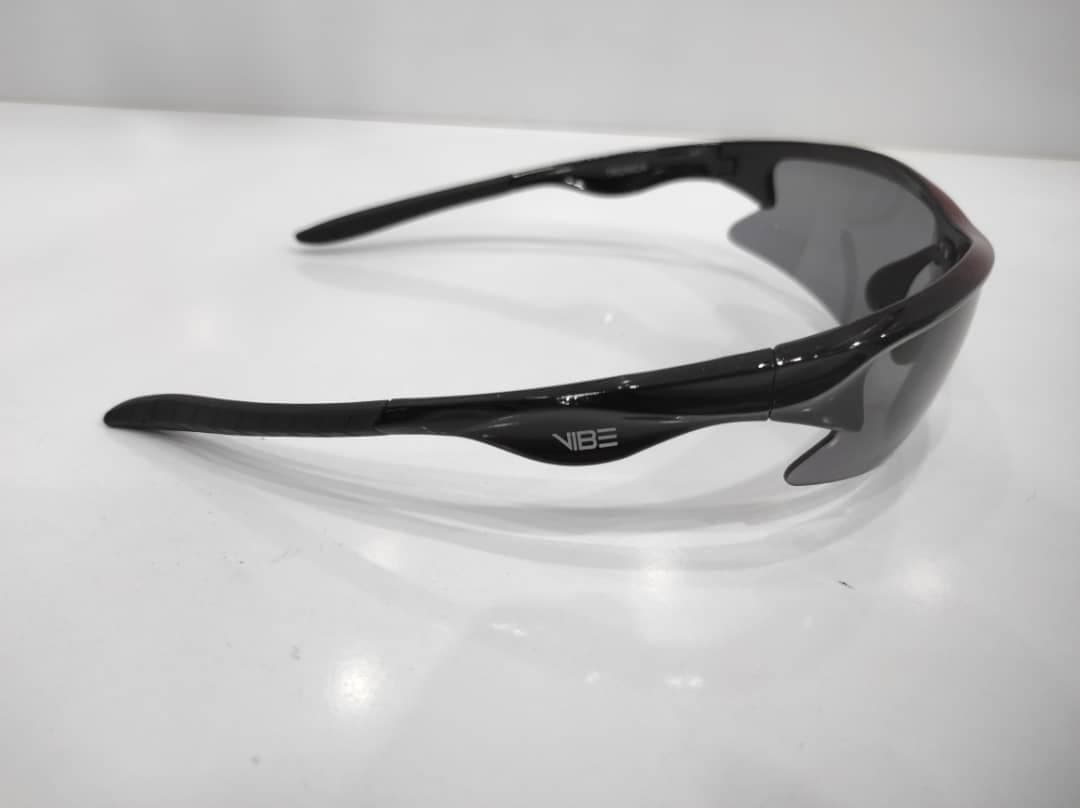 عینک دوچرخه سواری وایب TRONICA مدل Eyewvb 0030 مشکی-قرمز — تصویر ۳