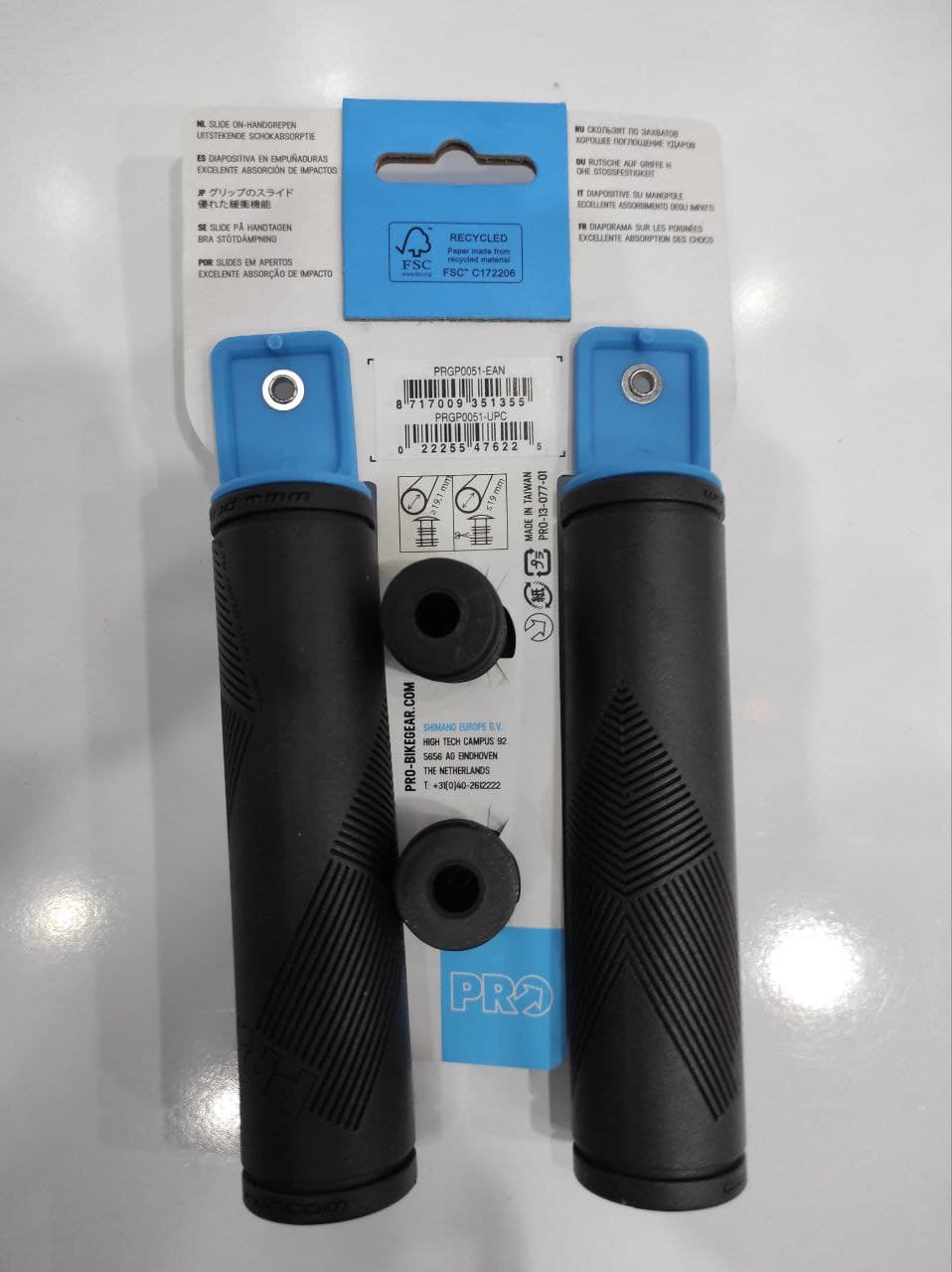 گریپ دوچرخه پرو مدل Slide on Sport Grips مشکی — تصویر ۲