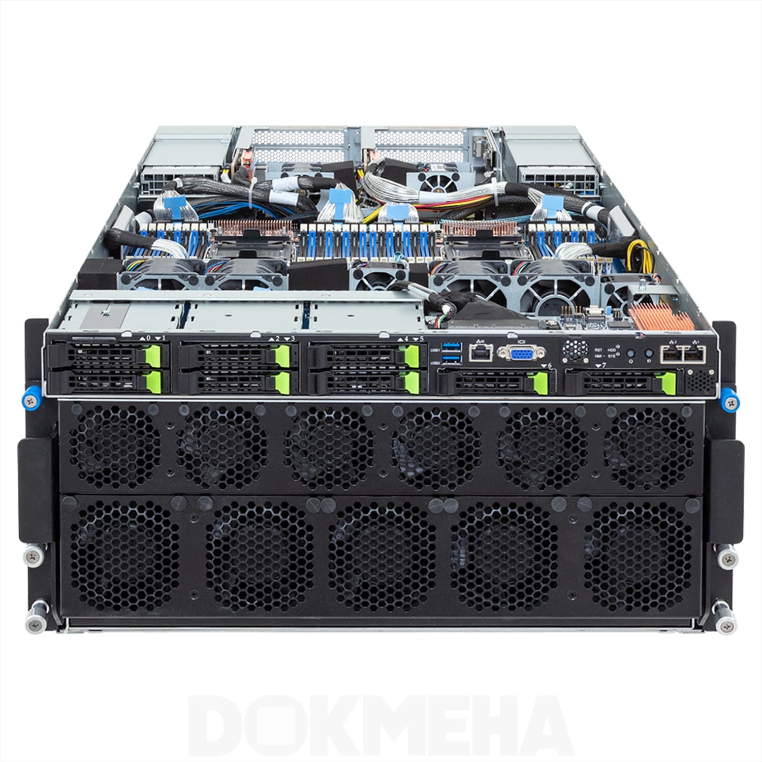 سرور گرافیکی هوش مصنوعی گیگابایت Gigabyte G593-SD1-AAX3 5U H200 8-GPU — تصویر ۷