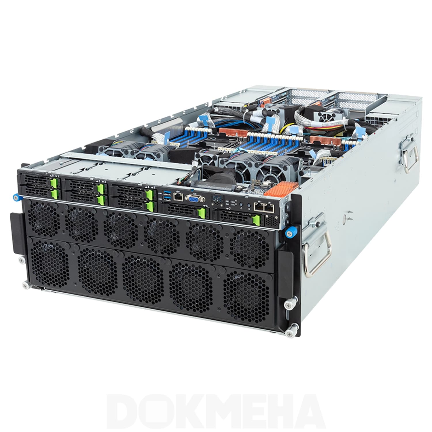 سرور گرافیکی هوش مصنوعی گیگابایت Gigabyte G593-SD1-AAX3 5U H200 8-GPU — تصویر ۳