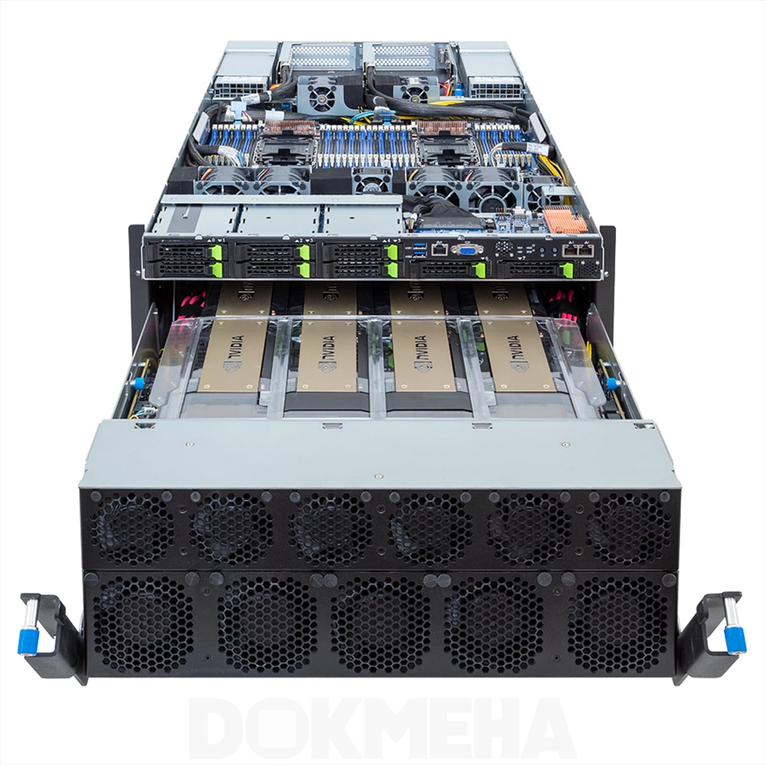 سرور گرافیکی هوش مصنوعی گیگابایت Gigabyte G593-SD1-AAX3 5U H200 8-GPU