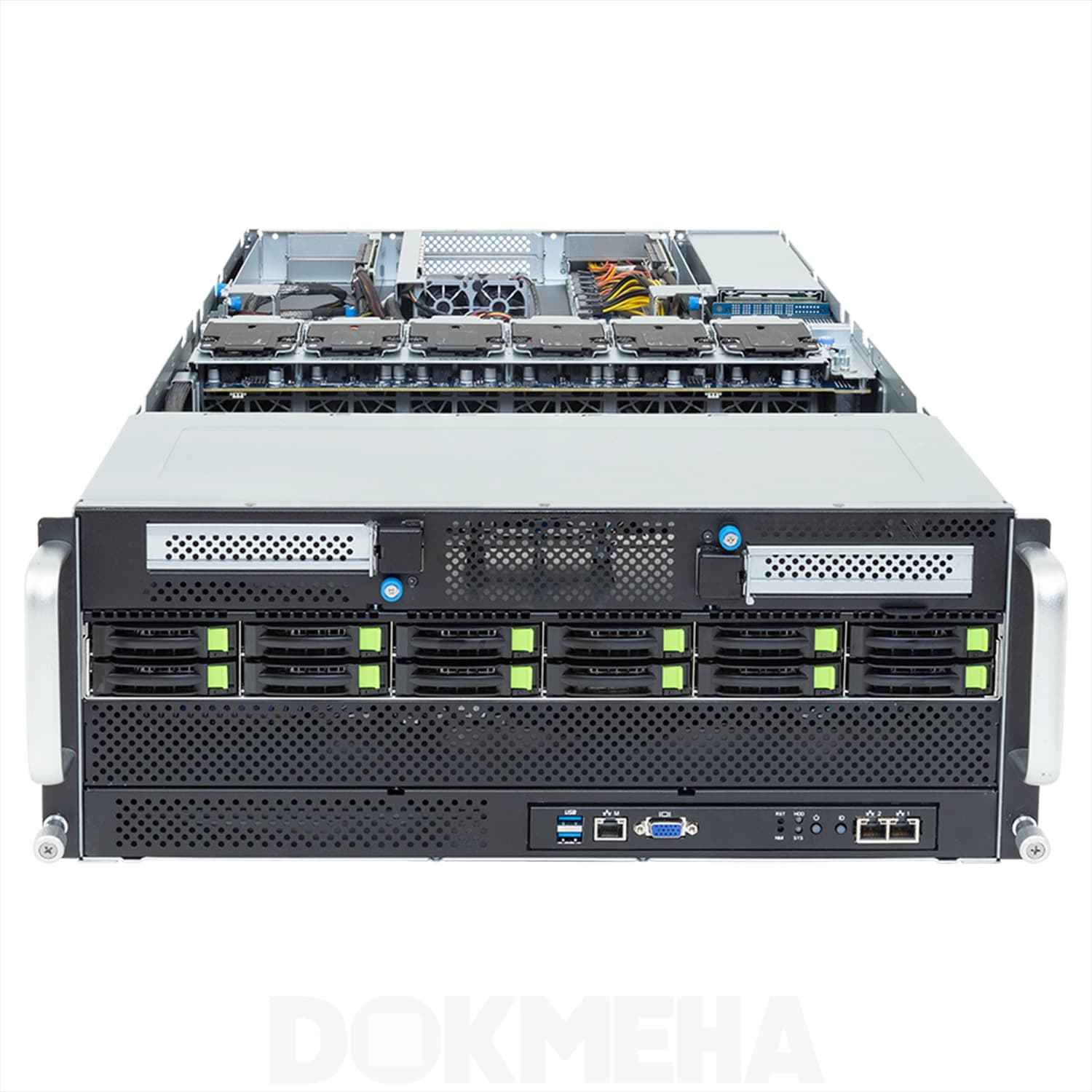 سرور گرافیکی هوش مصنوعی گیگابایت Gigabyte G494-ZB4-AAP2 8-GPU — تصویر ۳