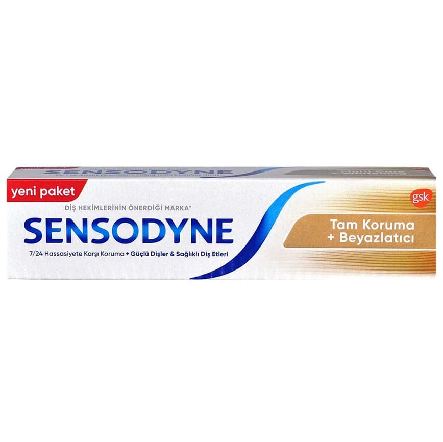 خمیر دندان سنسوداین Sensodyne مدل Multi Care + Whitening (Tam Koruma) حجم 50 میل