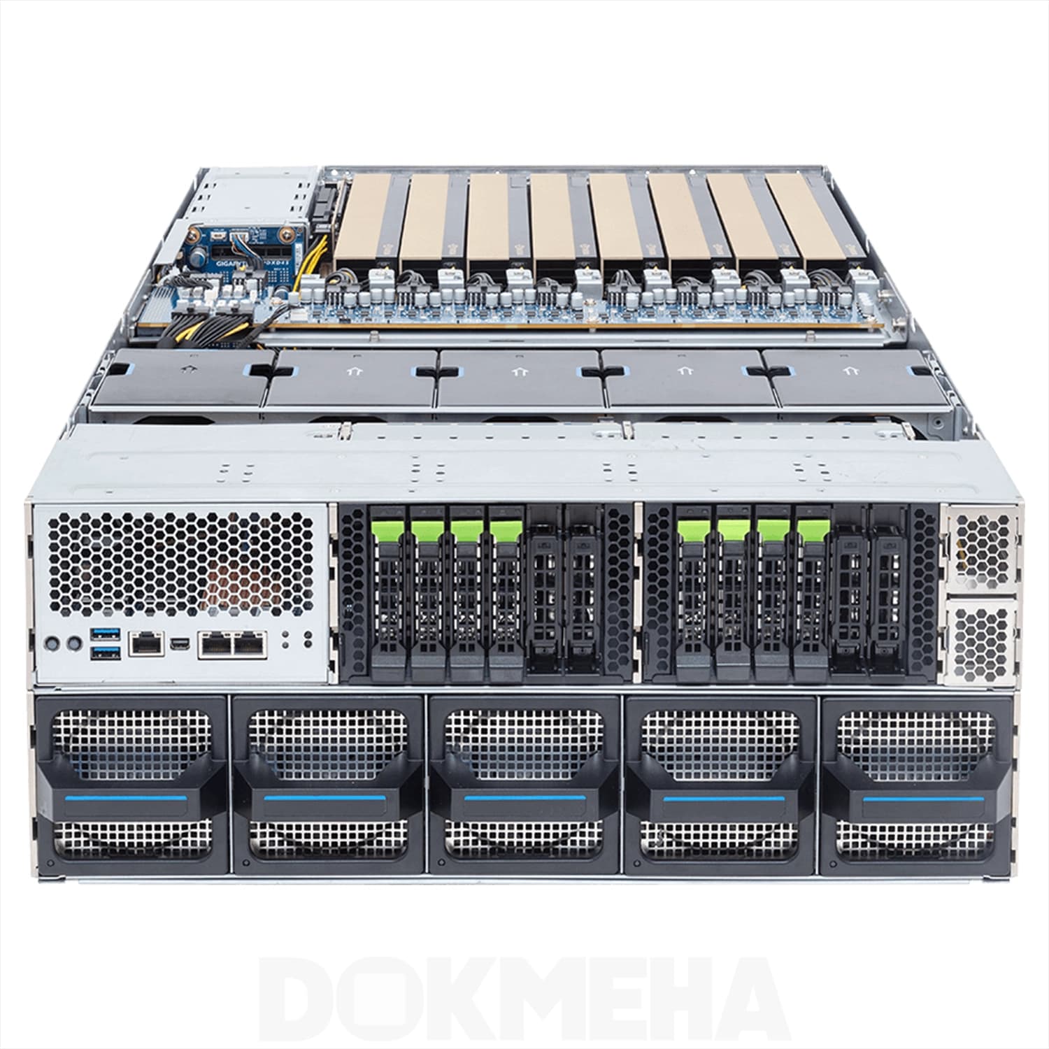 سرور گرافیکی هوش مصنوعی گیگابایت Gigabyte XL44-SX2-AAS1 8-GPU — تصویر ۶