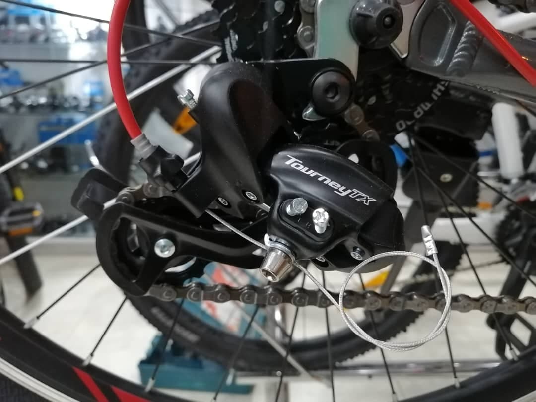 دوچرخه بلست 27.5 مدل GRAVEL طوسی-قرمز — تصویر ۶