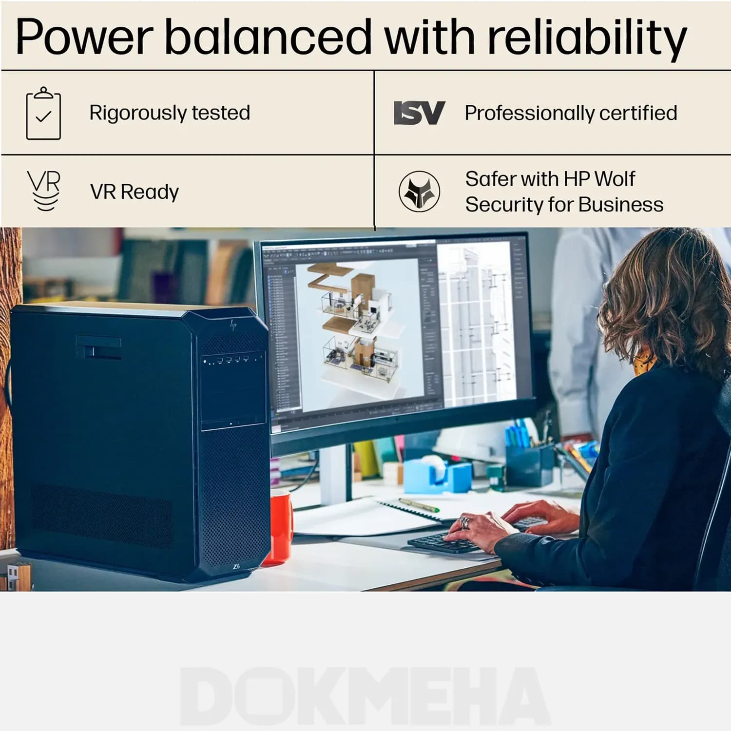 کیس ورک ‌استیشن اچ پی HP Z6 G5 AI Workstation Desktop PC — تصویر ۷