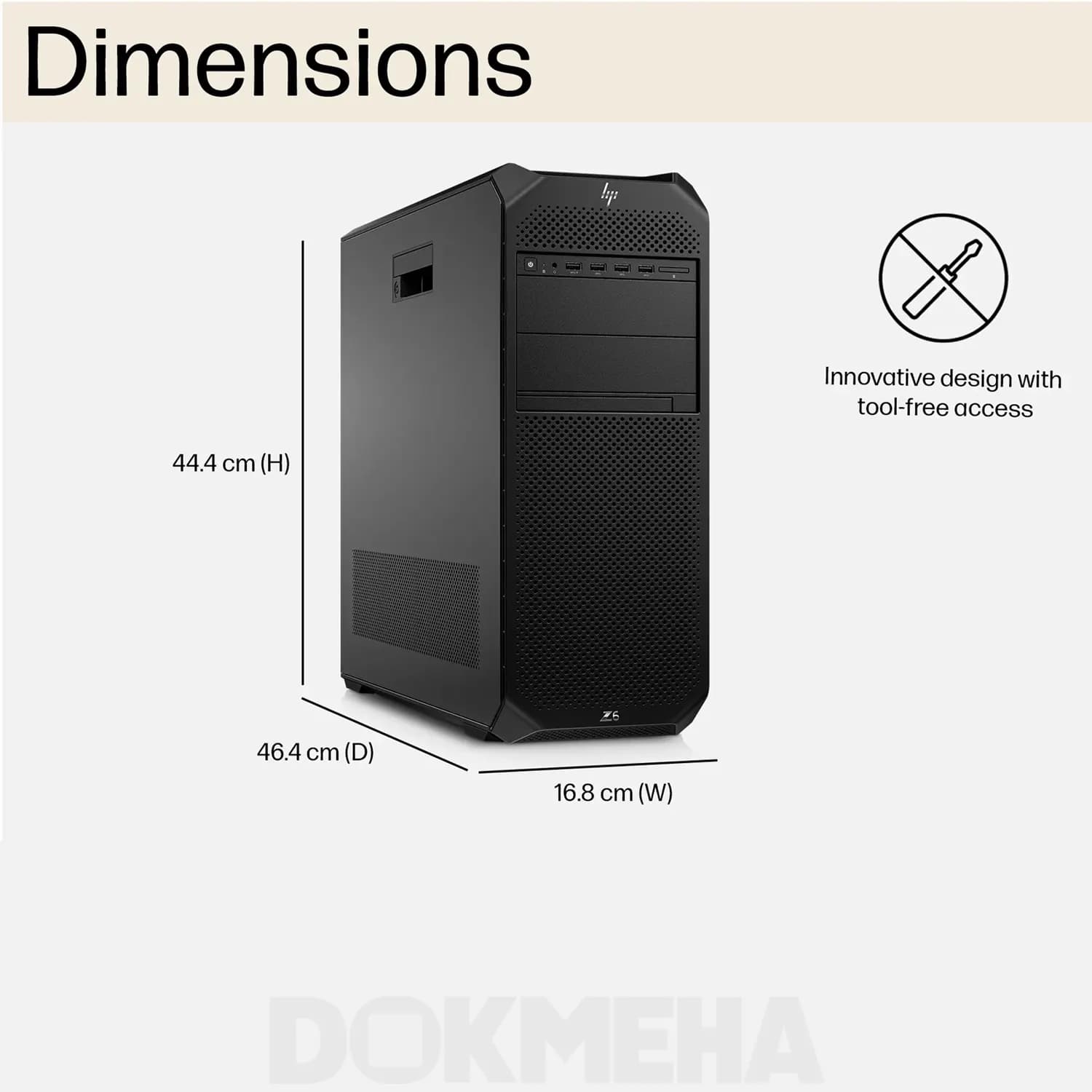 کیس ورک ‌استیشن اچ پی HP Z6 G5 AI Workstation Desktop PC — تصویر ۹