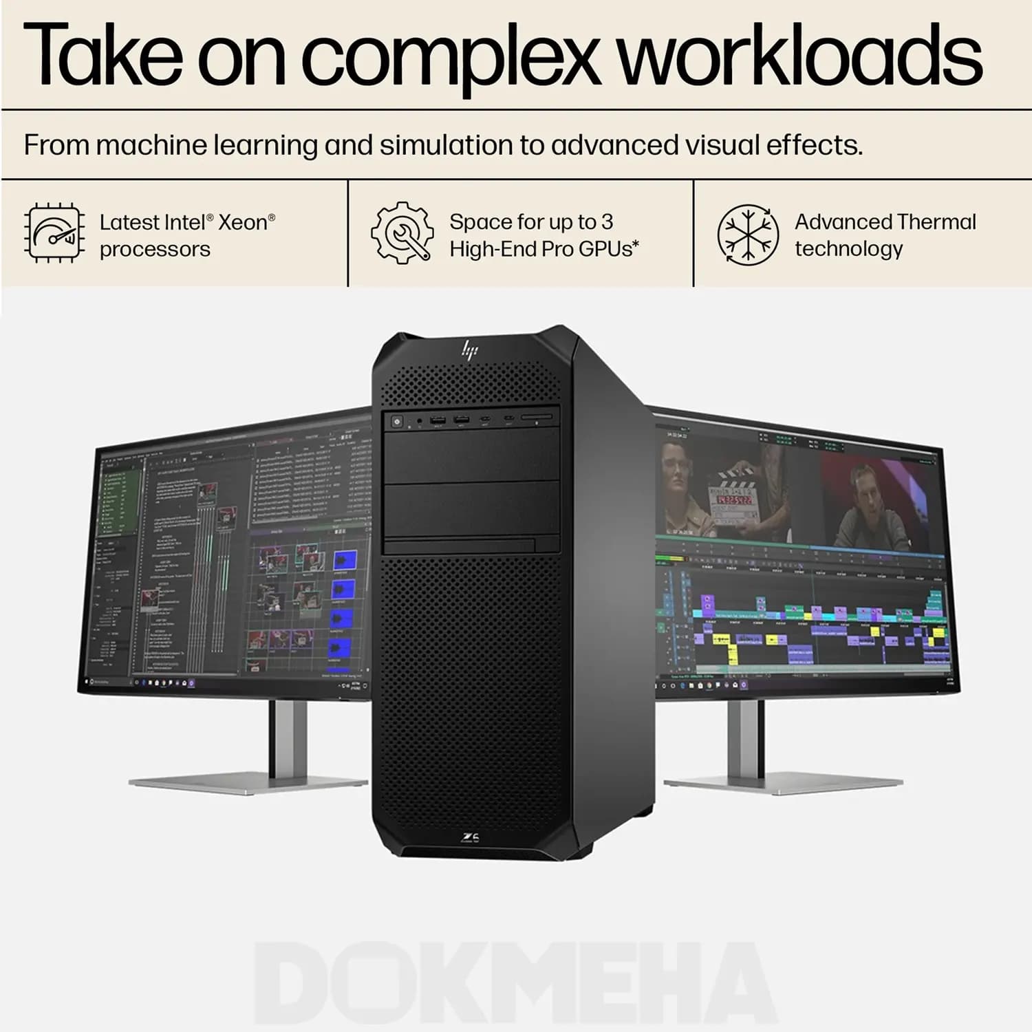 کیس ورک ‌استیشن اچ پی HP Z6 G5 AI Workstation Desktop PC — تصویر ۶