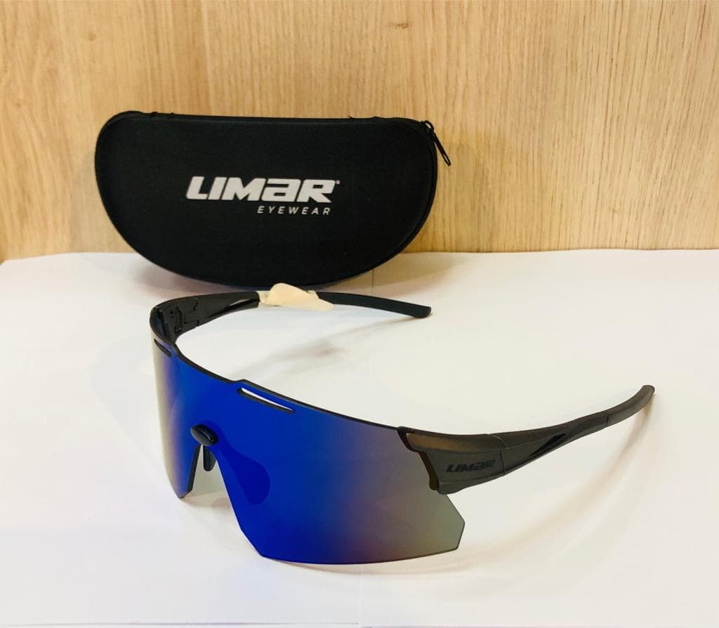 عینک دوچرخه سواری لیمار مدل LIMAR THEROS MATT TITANIUM BLUE تیتانیومی-آبی — تصویر ۵