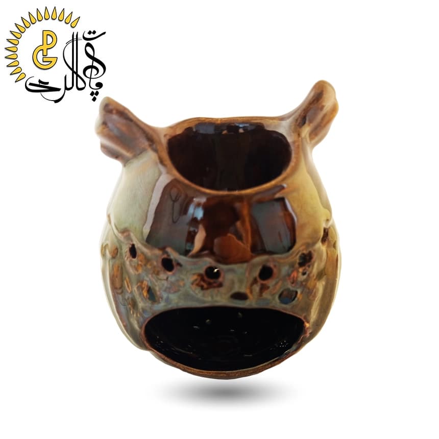 اسانس‌سوز سرامیکی طرح جغد کد 5567 — تصویر ۳