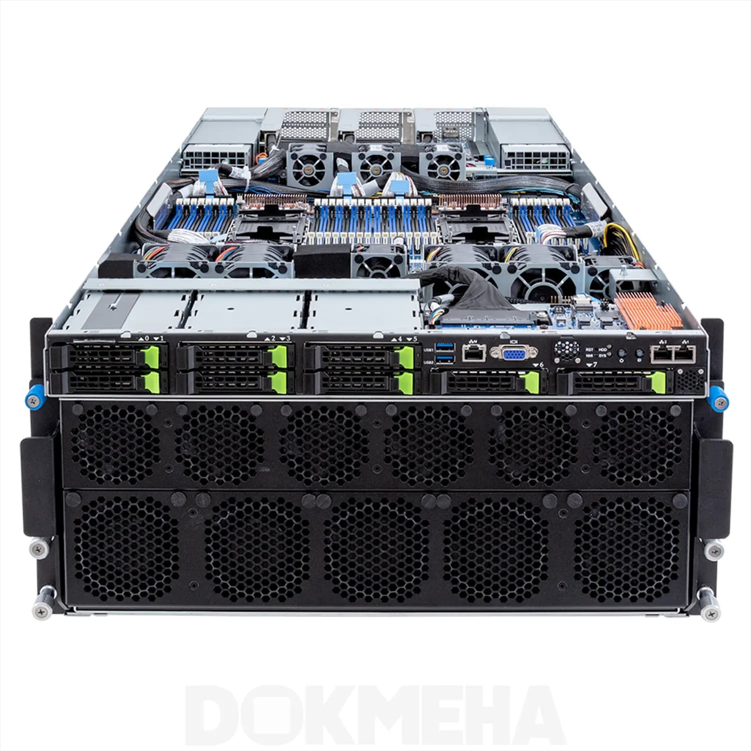 سرور گرافیکی هوش مصنوعی گیگابایت Gigabyte G593-SD0 5U DP H100 8-GPU — تصویر ۳