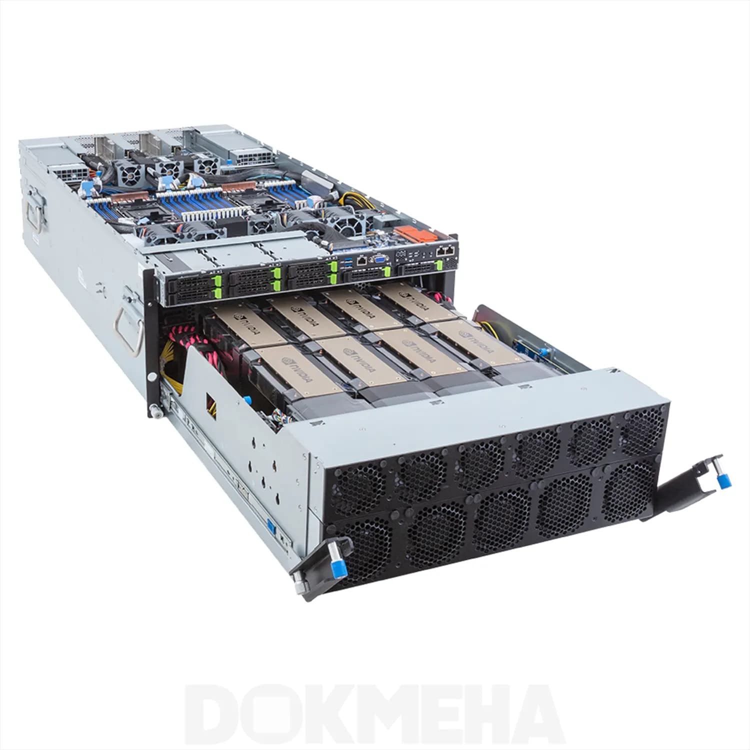 سرور گرافیکی هوش مصنوعی گیگابایت Gigabyte G593-SD0 5U DP H100 8-GPU — تصویر ۵