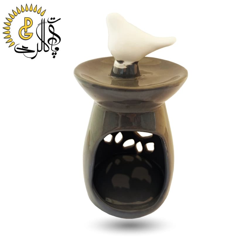 اسانس‌سوز سرامیکی طرح پرنده کد 896 — تصویر ۲