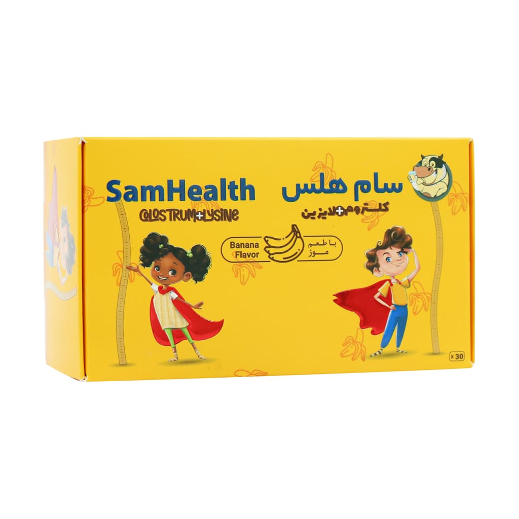 ساشه ۳۰ عددی سام هلس با طعم موز