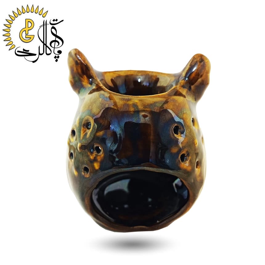 اسانس سوز سرامیکی طرح جغد کد 5544 — تصویر ۲