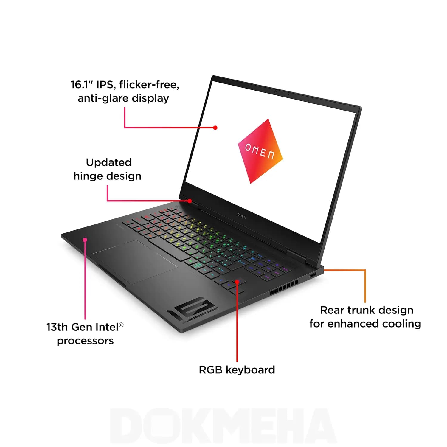لپ تاپ گیمینگ HP OMEN 16 GAMING LAPTOP 13th Gen — تصویر ۹