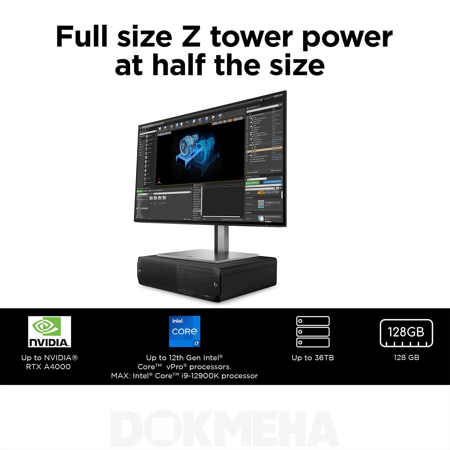 کیس اچ پی HP Z2 SFF G9 Workstation Desktop PC — تصویر ۹
