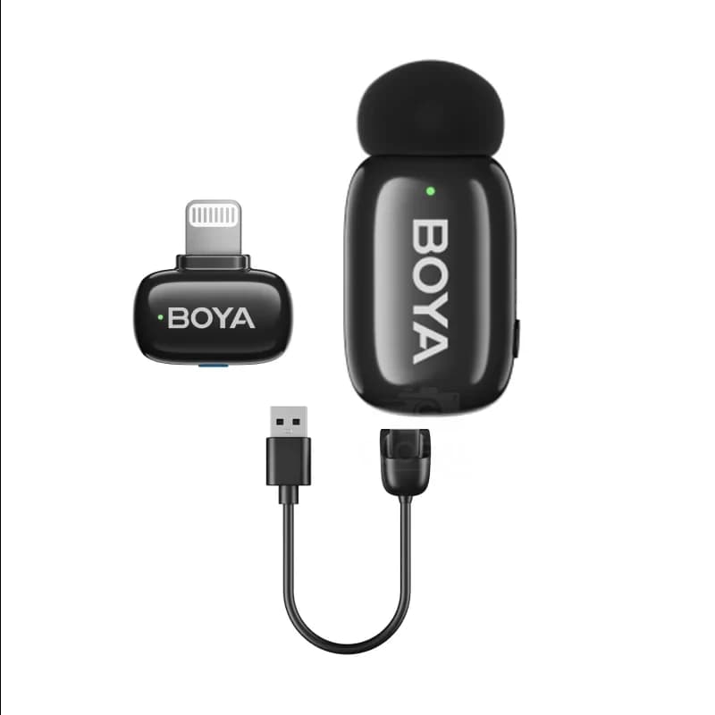 میکروفون بویا BOYA Mini 16 تک کاربره با دانگل لایتنینگ