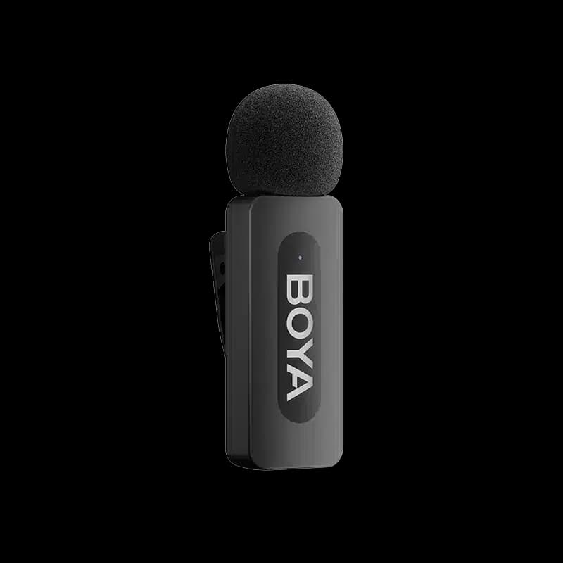 میکروفون یقه‌ ای بویا مدل by-v30 BOYA ا دو مخاطب با پورت type c — تصویر ۳