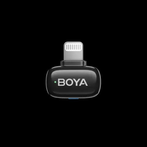 میکروفون یقه ای بویا Boya MINI 12 COMBO رابط Lightning و Type C — تصویر ۴