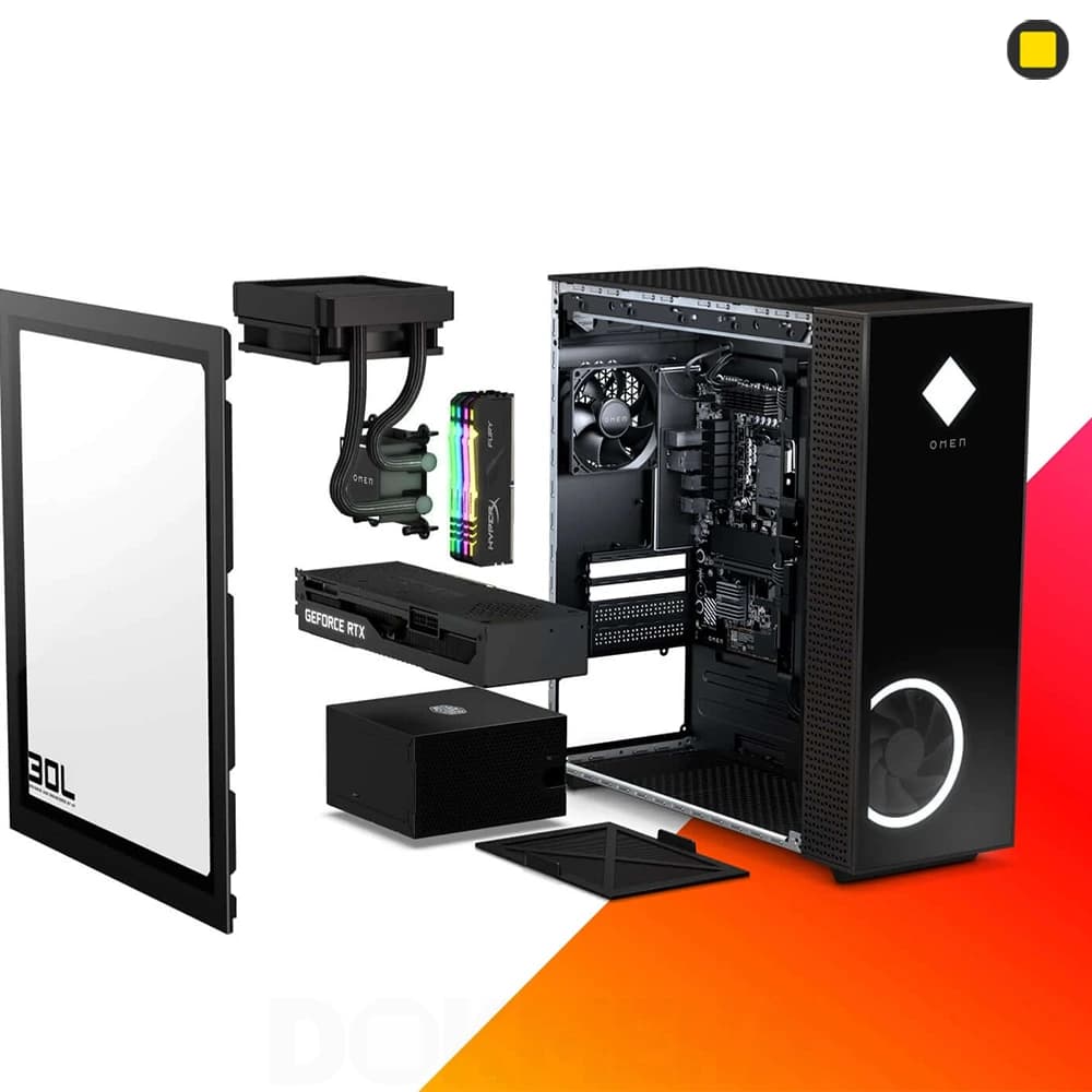 کیس گیمینگ HP OMEN 30L Desktop PC GT13 (intel) — تصویر ۶