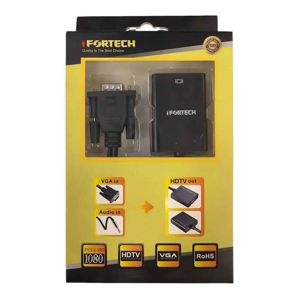 تبدیل VGA به HDMI ای فورتک IFORTECH — تصویر ۶