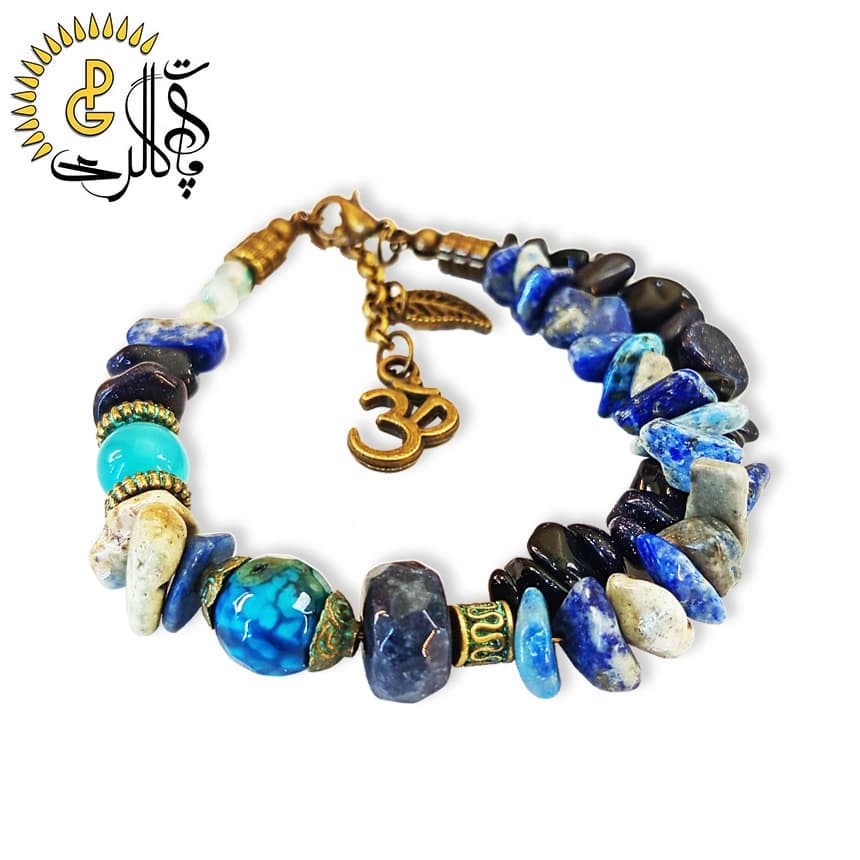 دستبند سنگی دستساز کد 9623