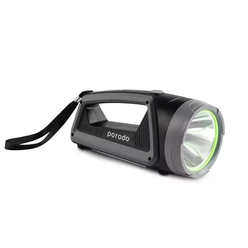 چراغ قوه اضطراری شارژی پرودو مدل PD-LS2IN1TSL ا Porodo 2-in-1 Outdoor Torch & Lamp With Built-in Battery
